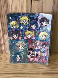 新品　未開封　当時　美少女戦士 セーラームーン　sailor moon アニメ s ss r レトロ　キラ　シール