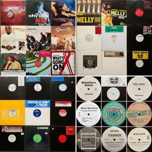 【送料無料 お得セット】HIP HOP、R&B レコード 75枚セット (ALICIA KEYS、GHOSTFACE KILLAH、JOE、Mariah Carey、SHIRO、WU-TANG、YASMIN)