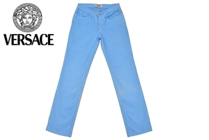 J7231★送料無料★VERSACE JEANS SIGNATURE ヴェルサーチジーンズ★正規品 イタリア製 ストレッチ素材 スリムストレート パンツ 26 40