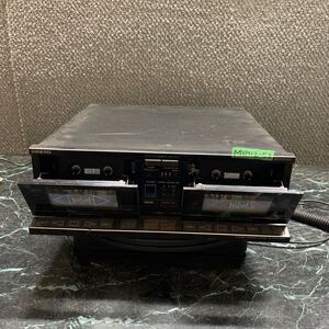 MYM12-53 激安 ONKYO PC-WX1 STEREO CASSETTE TAPE DECK 通電OK 中古現状品 ※3回再出品で処分