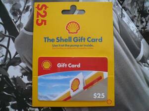 ◆ＵＳＡ限定シェル【Ｓｈｅｌｌ】輸入＄25ギフトカード希少◆