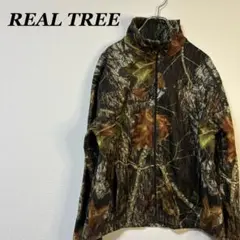 【RED HEAD】REAL TREE 迷彩フリースジャケット M USA古着