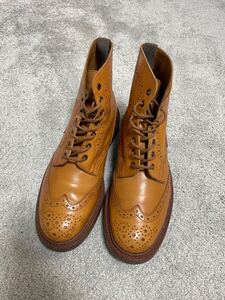 トリッカーズ　カントリーシューズ　ウイングチップ　trickers サイズUK10.5 