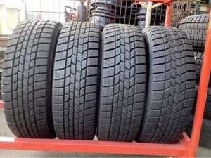 スタッドレス 195/65R15 91Q 4本 グッドイヤー アイスナビ 6 バリ溝 中古(105285 Ｋ1702) ICENAVI プリウス ウィッシュ ノア ヴォクシー