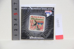 バドワイザー ROAD TO GERMANY 2005 2006 ピンバッチ 検索 ピンズ ピンバッジ サッカー ワールドカップ ドイツ 非売品 グッズ