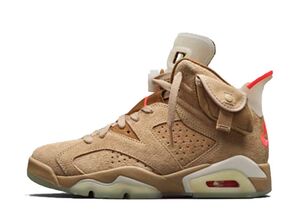 Travis Scott Nike Air Jordan 6 "British Khaki" 26cm DH0690-200