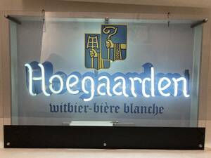 Hoegaarden ヒューガルデン ネオン看板 店舗 ガレージ BAR おしゃれ 壁掛け 壁飾り バー ネオン管