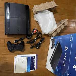 美品　PS3本体 PlayStation3 PS3 チャコールブラック 500GB CECH-4300C プレイステーション3 SONY 動作確認済 最新アップデート済 送料無料