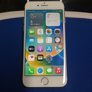 iPhone8 SIMロック解除済 ゴールド Apple 256GB 中古