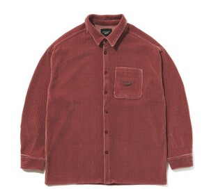 新品未使用 24-25 BSRABBIT JACKET DSXBS HEAVY CORDUROY COLLAR SHIRT INDY PINK M 安心保証 即日発送 本体 土日祝発送OK