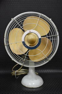 うぶ品　昭和レトロ　三菱　A.C. ELECTRIC FAN　DM-12HC　ニューグリーン　扇風機　30cmタイプ　３枚羽根　アンティーク　未整備品　稼働品