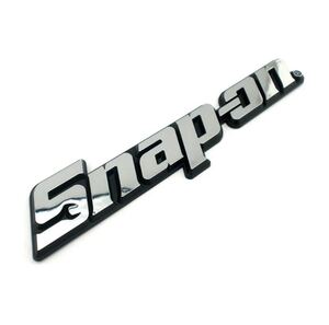 スナップオン Snap-on シルバーエンブレムステッカー 11.7cm