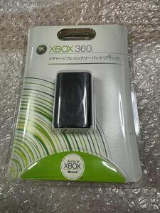 XBOX360 リチャージブル バッテリー パック (ブラック) / Rechargeable Battery Pack 新品未開封 美品 送料無料 同梱可