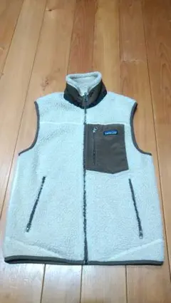 patagonia　レトロX ベスト　XS ナチュラル×ブラウン