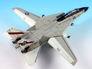 ■即決 Century Wings 1/72【F-14A トムキャット 第41戦闘飛行隊 「ブラックエイセス」 空母ニミッツ搭載 着艦姿勢バージョン 限定品