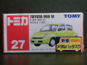 トミカ　２７　トヨタ Will Vi　未開封品　 