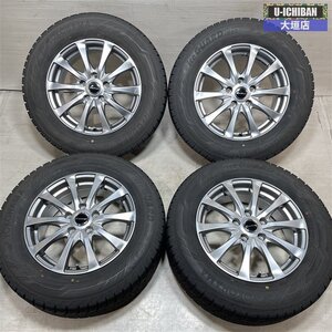 バリ溝 ヨコハマ アイスガードIG60 215/65R16 2022年製 16インチ スタッドレス エクスター 6.5-16+48 5H114.3 カローラクロス C-HR ☆W002R