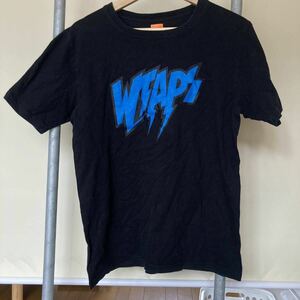 送料185円 WTAPS FRESH SCREEN プリントTシャツ サイズM サンダーロゴ