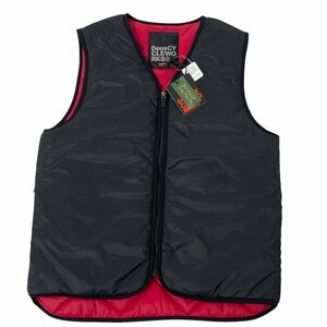 【タグ付・新品】Deus Ex Machina Cycleworks Vest サイクルワークスベスト 定価20,350円 sizeM BLACK/RED DMF226404 デウスエクスマキナ