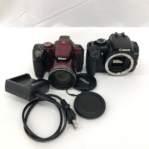 Canon キャノン EOS KISS Digitall X/Nikon ニコン COOLPIX P520 カメラ 2点まとめ【CLBAA014】