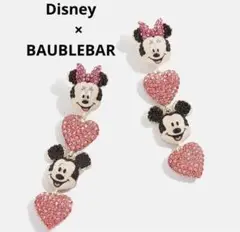 DISNEY ×BAUBLEBAR ミッキー ミニー　ハート　ドロップピアス