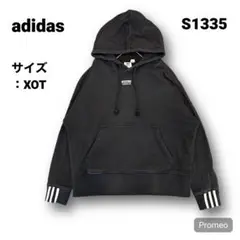 【即購入OK】adidas パーカー サイズXOT ブラック