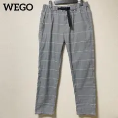 【WEGO】ウィゴー＊L＊レディース＊スラックス＊チェック柄＊