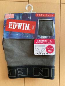 ☆即決！新品　EDWINエドウィン　サニタリーショーツ/生理用ショーツ　スタンダードタイプ Mサイズ☆グレー