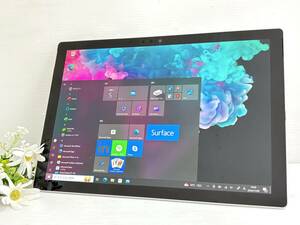 【12.3インチ】Microsoft Surface Pro 6 model:1796『Core i5(8350U) 1.7Ghz/RAM:8GB/SSD:256GB』Wi-Fi Win10 動作品※難あり