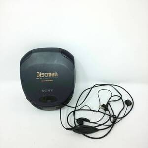 214B-03 SONY Discman D-155 CDプレイヤー ディスクマン リモコン イヤホン ソニー 通電確認済み ジャンク品