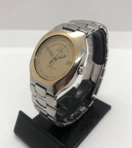 【良品 保障付 動作確認済】OMEGA Seamaster Polaris 396.1022 18K/SS Quartz Date オメガ シーマスター ポラリス クオーツ ボーイズ#W115