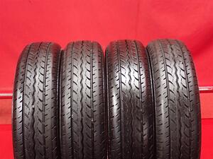 タイヤ4本 《 ヨコハマ 》 ジョブ RY52 [ 145/80R12 80/78N ]9分山★ 商用車6PR エブリィ NV100 クリッパー ミニキャブ キャリー n12