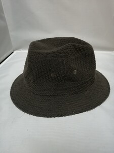 ボルサリーノ　中央帽子　ウールハット　コンパクト Borsalino　Lサイズ　58cm