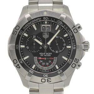 タグホイヤー TAG HEUER CAF101A.BA0821 アクアレーサー ビッグデイト クロノグラフ クォーツ メンズ 良品 保証書付き D#136082