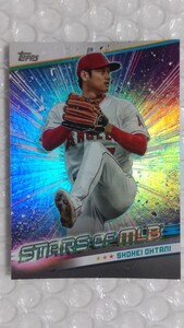 送料込即決 2024 Topps Series 1 Stars of MLB SMLB-21 Shohei Ohtani 大谷翔平 レインボーフォイル/ホロカード 53-55達成