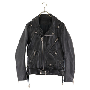 CHROME HEARTS クロムハーツ JJ DEAN JJディーン ダガージップライダースレザージャケット ブラック