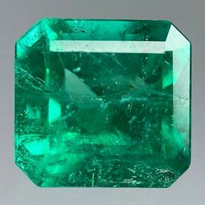 コロンビア!!［天然エメラルド0.601ct］U 約4.7×4.9mmルース 裸石 宝石 ジュエリー emerald beryl ベリル jewelry DG5/EA2