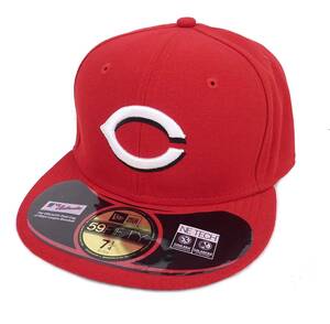 New Era ニューエラ MLB Cincinnati Reds シンシナティ レッズ ベースボールキャップ（レッド）( 7 1/8 56.8cm)【並行輸入品】