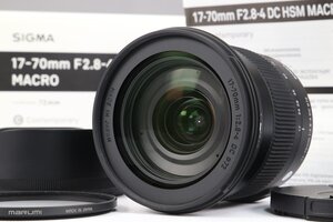 【 美品 | 動作保証 】 SIGMA Contemporary 17-70mm F2.8-4 DC MACRO OS HSM 【 Nikon Fマウント用 | レンズプロテクター 追加付属 】