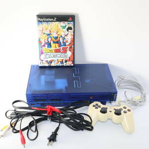 現状品 ソニー PS2 本体 SCPH-37000・ゲーム ドラゴンボール インフィニットワールド・コントローラー 簡単動作確認済