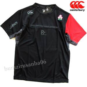 メンズ 4L◇未使用 カンタベリー ラグビー日本代表 支給品 ジャパン ワークアウトティー 半袖 Tシャツ canterbury JAPAN RUGBY R30021JH