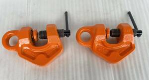 2個セットEAGLE CLAMP イーグルクランプ ネジ式 全方向吊上げ SB-3ton 5-35mm 中古品　動作確認済みK01