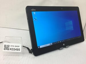 ジャンク/FUJITSU ARROWS Tab Q665/M FARQ07001/Core M-5Y10c 0.80GHz/128GB/4GB/11.6インチ/Windows10 Pro/高解像度/第5世代/AC欠品