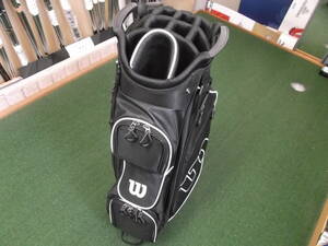 店頭人気商品1，6㎏と超軽量！！★新品・Wilson PRO STAFF CART BAG★★ブラック