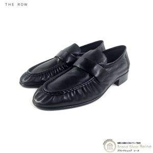 ザ・ロウ （The Row） Soft Loafer ナッパレザー ローファー ＃37 1/2 シューズ 靴 F1280 ブラック（新品）