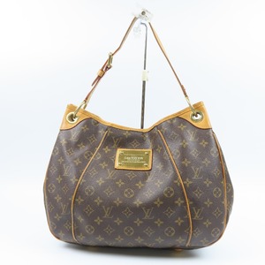 42622★1円スタート★LOUIS VUITTON ルイヴィトン ガリエラPM ハンドバッグ ヴィンテージ モノグラム ショルダーバッグ ヌメ革 ブラウン