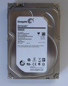 Seagate　3.5インチ　 2TB　　　－正常動作品－