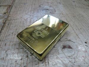 【USED】1991年 ZIPPO U.S. AIR FORCE PACAF KADENA AB 313TH AIR DIV 米軍/沖縄 嘉手納基地 検索用⇒ SOLID BRASS/ジッポー/E0428