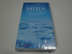 ★未開封★ＭＩＳＩＡ「LOVE IS THE MESSAGE THE TOUR MISIA 1999-2000 ～Yokohama Arena Live～」ビデオテープ