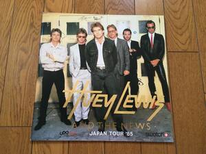 ★ヒューイ・ルイス・アンド・ザ・ニュースの1985年 日本公演 JAPAN TOUR パンフレット　HUEY LEWIS&THE NEWS ライヴ LIVE 